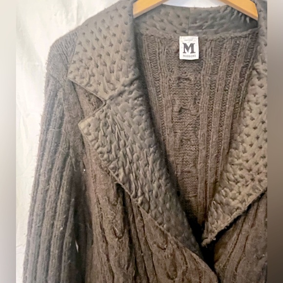 M by Missoni long cardigan sweater/sweater coat - Picture 2 of 6